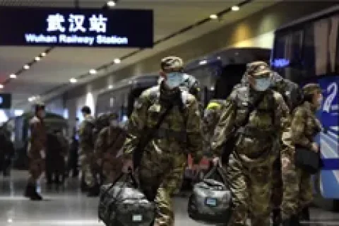 人民军队坚决贯彻习主席重要指示 投入新冠疫情防控行动纪实